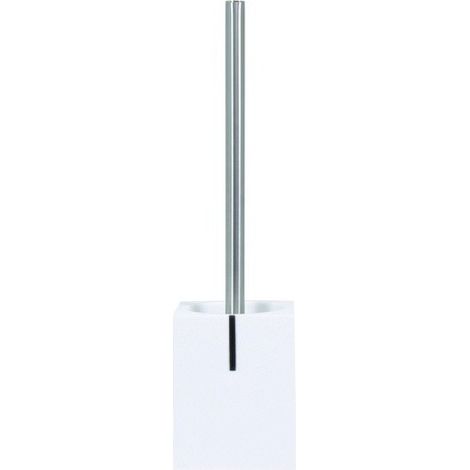 Brosse Wc avec support Polyrésine DUBAI Blanc MSV (1/2)