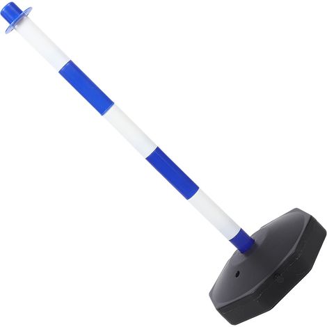 Cône de Sécurité en Plastique Rechargeable d'eau Base Stable, Barrière de File D'attente Polyvalente pour Gestion du Trafic et Contrôle des Foules (1/5)