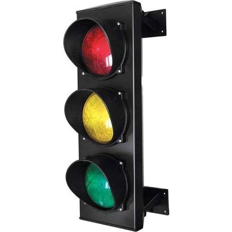 Semaforo 2 Luci Rosso / Giallo / Verde Lampeggiante 70W 230Vac 230V FADINI 3204L