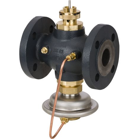Danfoss Vol,-stromregl, mit Stellv, AVQM DN50, Kvs 25,0, PN25, GGG-40,3, Flansch, 003H6758 (1/3)