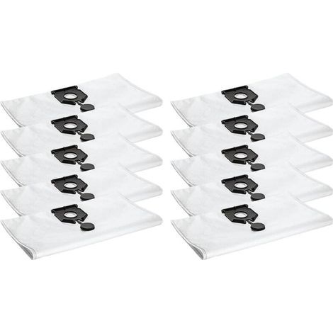 Pack of 10 dust bags compatible with the Karcher 2.889-154.0 NT 30/30 L 30L NT 30/ Ap Te L NT 30/ Ap L 30L EU2613 vacuum cleaner - Replacement parts (pack of 10) (1/4)