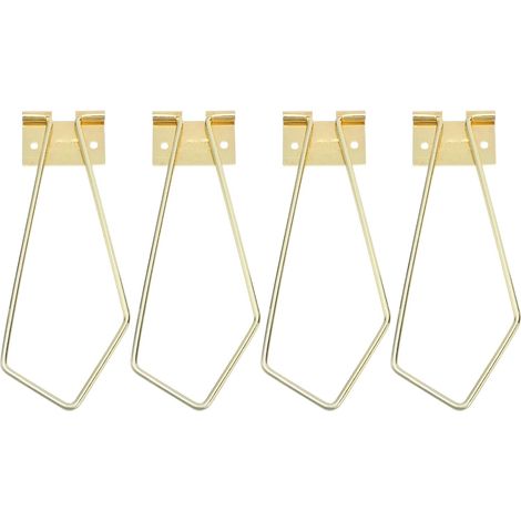 für goldene Bilderrahmen aus Eisen 4 teilig schlichtes
