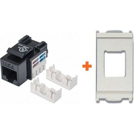 Keystone presa rete cat.6 utp rj45 vimar idea bianca