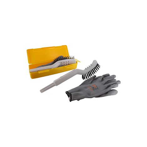 Outil De Nettoyage Pour Robot De Tonte Avec Raclette, Brosse Dure Et Brosse Souple Et Picots De Nettoyage Des Roues. Livré En Ma