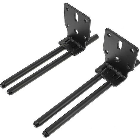 2 ensembles de meubles robustes : pieds de support en fer forgé pour armoires et pieds de support en métal pour canapés. (1/5)