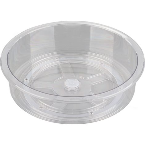 Transparenter, drehbarer Kleiderschrank-Organizer, 360° drehbares Aufbewahrungsregal für Gewürze, Kaffee und Kosmetikartikel (1/5)