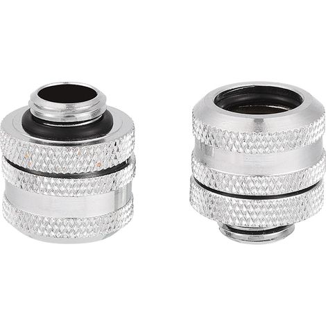 2 Pièces Raccord Compression G1/4 pour Tubes Rigides OD 14MM, Système de Refroidissement Eau (1/5)