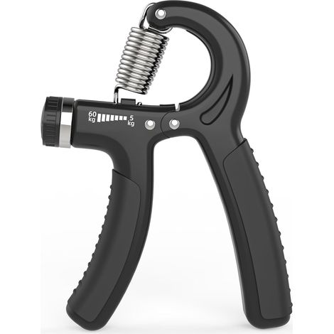 Appareil de musculation de la préhension, appareil réglable, appareil d'entraînement des mains avec ressort en acier inoxydable, pour améliorer la force de préhension des poignets, des doigts et des p (1/5)