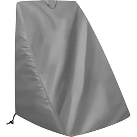 Housses de meubles de jardin imperméables et résistantes pour dévidoir de tuyau, 66 x 63 x 86 cm, tissu Oxford, protection contre la poussière, gris (1/5)