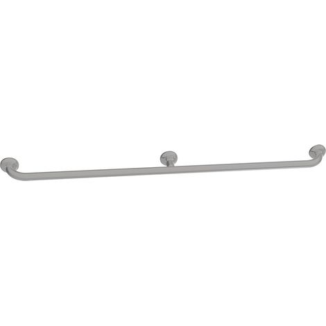 Maniglione cm.130 di sicurezza per bagni disabili inox lucido, goman (1/3)