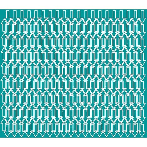 Adesivi a forma di freccia 1x2 cm, 340 pezzi, turchesi, lucidi