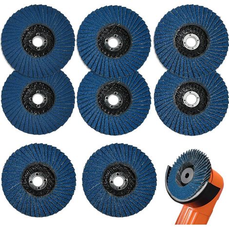 8 Pièces Disque à Lamelles, Disque Meuleuse 76 mm x 10 mm (1/5)