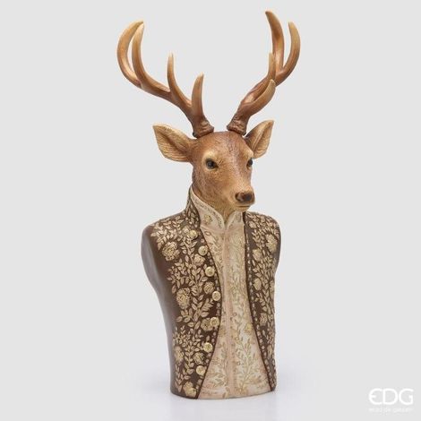 Renna Boheme Decorativa H68 L34 P28 Marrone EDG