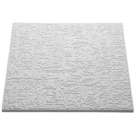 Deckenplatte T102 Crepi 500x500x10mm Packung 2m² - Nmc