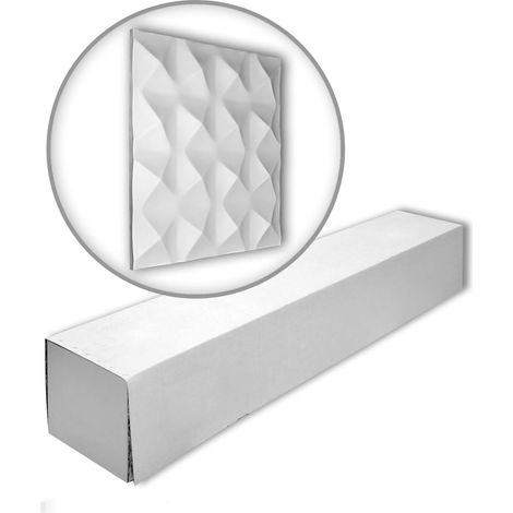 Profhome 159003-box 1 carton 4 pièces 3d panneau mural Lambris mural design moderne 1,44 m2