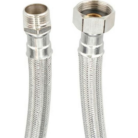 Tubo flessibile Fontastock Acciaio inossidabile AISI 304 EPDM Maschio 1/2" - Femmina 3/4" 25 cm