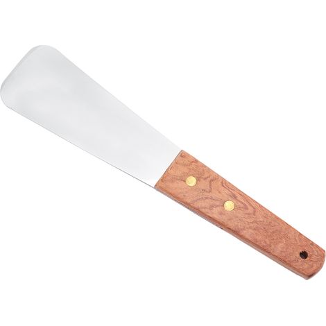 Pelle à Glace en Acier Inoxydable avec Manche en Bois - Spatule à Dessert et Coupe-beurre - Ustensile de Cuisine (1/5)