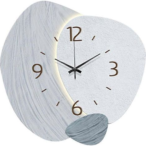 Horloge murale nordique décorative, silencieuse, simple et élégante. (1/5)