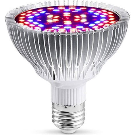 LED-Gartenbaulampe, Pflanzenwachstumslampe, Vollspektrum-LED-Lampe für Zimmerpflanzen in Gewächshäusern (E27, 30W) (1/4)