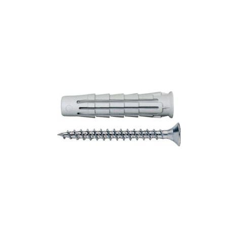 Set 100 tasselli nylon universali d.6mmx33mm con vite fixit friulsider - 90411b0000500