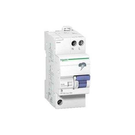 Schneider 16635 DuoLine Combi PF'clic 10kA 1P+N surge protector without accessories
