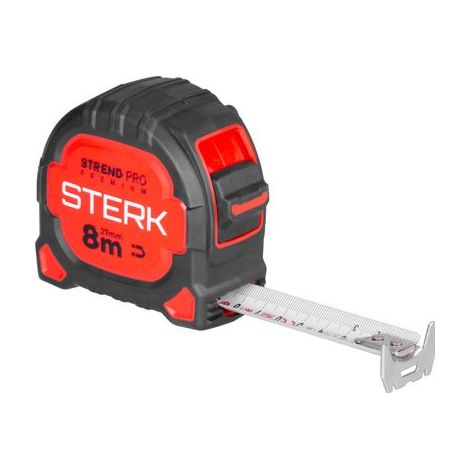 Bandmaß Strend Pro Premium Sterk RZ8027, 8 m, 27 mm, Rollbandmaß, extra breit