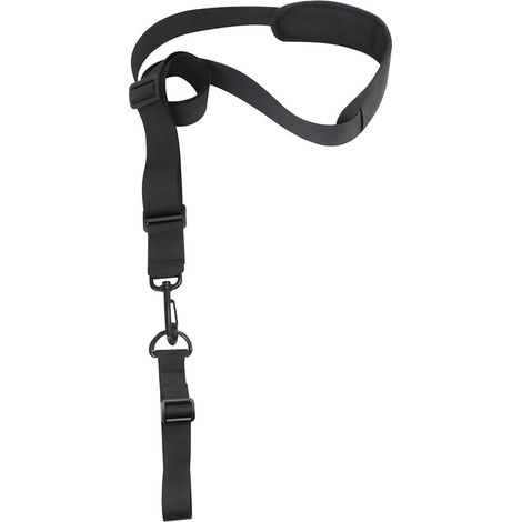 AHLSEN Harnais Débroussailleuse - Harnais pour Tondeuse - Sangle d'épaule en Nylon Compatible avec la Plupart des Débroussailleuses(Noir) (1/4)