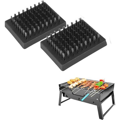 2 Pieces Brush Barbecue,Brush Of Cleaning For Barbecue,Brushes Of Grille,Brush Of Grill,Brush TO Barbecue stainless steel,For Clean The Grille (1/5)