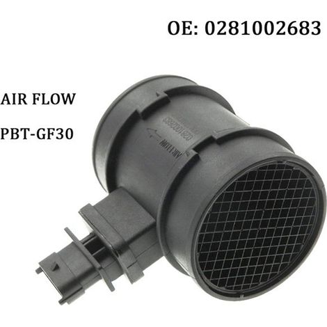 References 0281002683 and 0281002618 are applicable to Chevrolet mass air flow meters. (1/5)