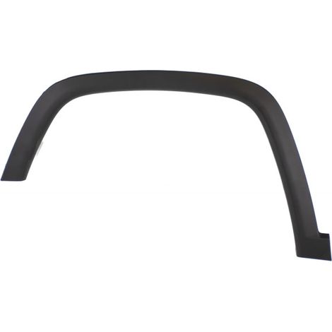 Extension d'aile avant gauche noire Jeep Compass 2 phase 1 2017-2020