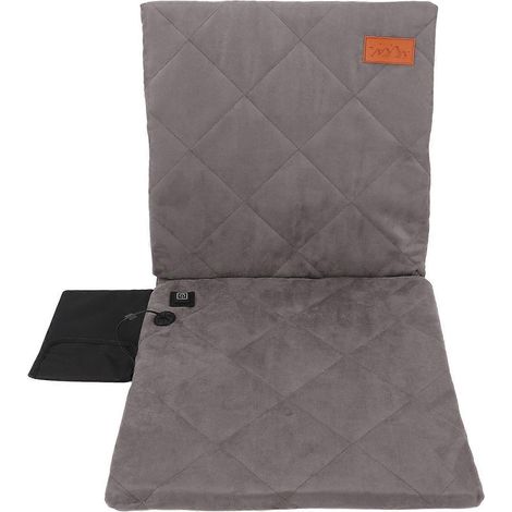 Coussin chauffant portable et pliable pour siège intérieur/extérieur. Coussin chauffant sûr pour chaise.