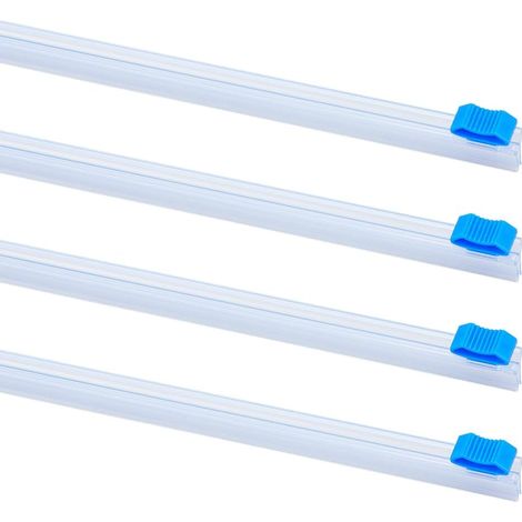 4 Pièces Découpeur de Film Plastique 17" Découpeur Coulissant pour Distributeur de Film Alimentaire Remplacement de Découpeur de Film Auto Adhésif (1/5)
