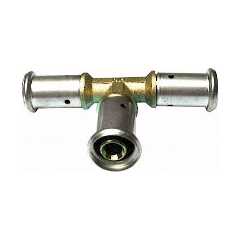 9P raccordo Tee intermedio ø16x16x16 mm ottone a pressare 9P161616