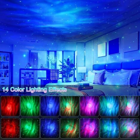 NALOOKAMIC Projecteur Ciel Etoile, Projecteur Galaxie avec télécommande, Projection de Veilleuse à vitesse et Luminosité réglables pour Décoration des Chambres,Enfants,adultes (1/3)