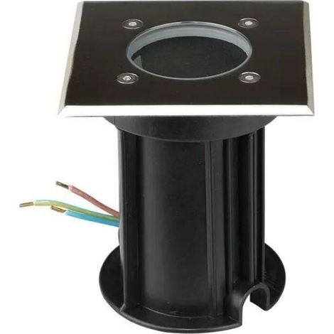 Spot LED Extérieur Encastrable Carré IP65 pour Ampoule GU10 - Unité - SILUMEN