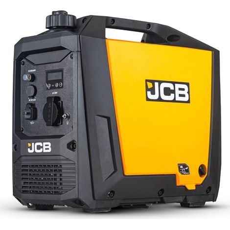 JCB Stromerzeuger 2000W Benzin Inverter 230V 4-Takt Generator 5,5 L Tank IG2000 (1/5)