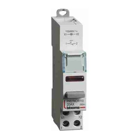 BTIFN51NCR110 Interruttore con Led rosso - 1NC - 20A - 110-400V - 1 modulo DIN