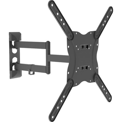 Support TV/Moniteur Mural articulé pour écrans Plats et incurvés de 17-55 Pouces (jusqu'à 30 kg), inclinable et Rotatif, VESA Max 400 x 400 mm (1/5)