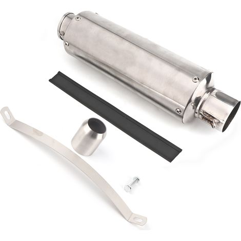 Embout d'échappement moto universel en acier inoxydable 54 mm, accessoire pour silencieux (1/5)