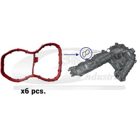 3RG 85109 KIT JUNTAS COLECTOR ADMISION