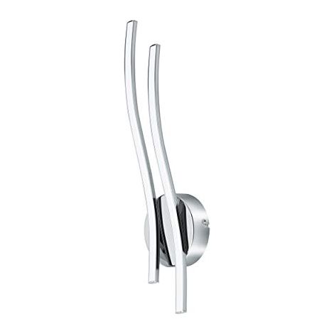 Applique Moderna Valmora Alluminio Cromo Luce Led Integrato 9W (1/4)