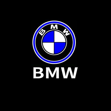2 éclairages de seuil pour BMW Série 3, Série 5, Série 7, X3/X5/X6/X7, éclairages de porte à projection, éclairages d'entrée BMW, style 13 (1/5)