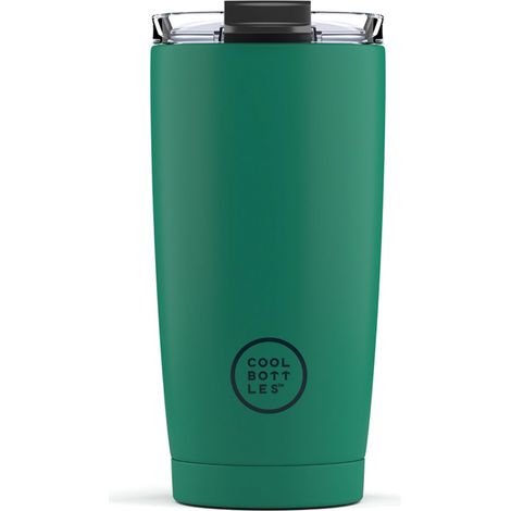 Gobelet Isotherme en Acier Inoxydable 550 ml - Tasse Thermique avec Couvercle Hermétique - Boissons froides 10h et chaudes 5h - Finition Anti-tâches - Vivid Quetzal (1/5)
