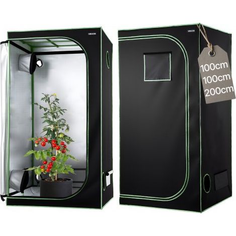Chambre de Culture - 100x100x200 cm Tente de Culture Plantes (1/5)