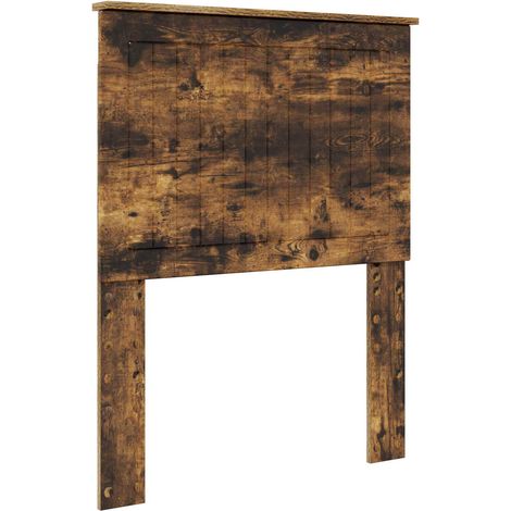 Maison Exclusive - Testiera con testiera Rovere fumé 75 cm Legno multistrato (1/5)