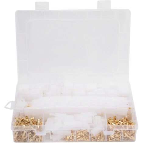 580 pièces de boîtier de connecteur mâle/femelle de borne de circuit 2 3 4 6 9 broches 2,8 mm pour l'électronique,DUBUNS (1/5)