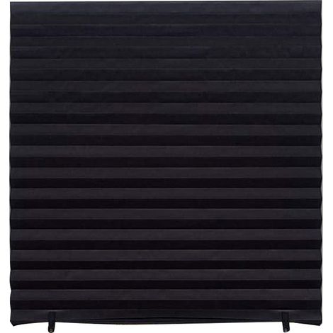 1 Rideau plissé, auto-adhésif, sans perforation, tissu non tissé, occultant, pour maison et bureau (1/5)