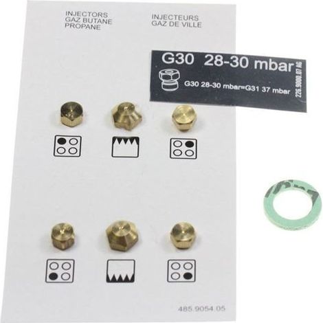 Sachet Injecteurs Gaz Butane 4431910051 Pour CUISINIERE