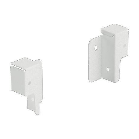 Kit de raccords de paroi arrière pour tiroir double paroi ARCITECH blanc hauteur 78 mm - HETTICH