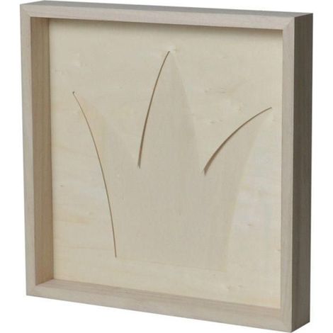 Cadre décoratif couronne 30 x 30 cm (1/3)